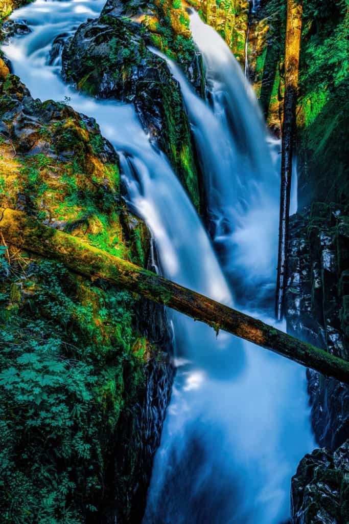 Sol Duc Falls in Olympic National Park, Washington
