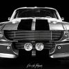 A 1967 Ford Mustang Shelby GT 500 like the car famously used in the movie "Gone in 60 Seconds" as "Eleanor".
