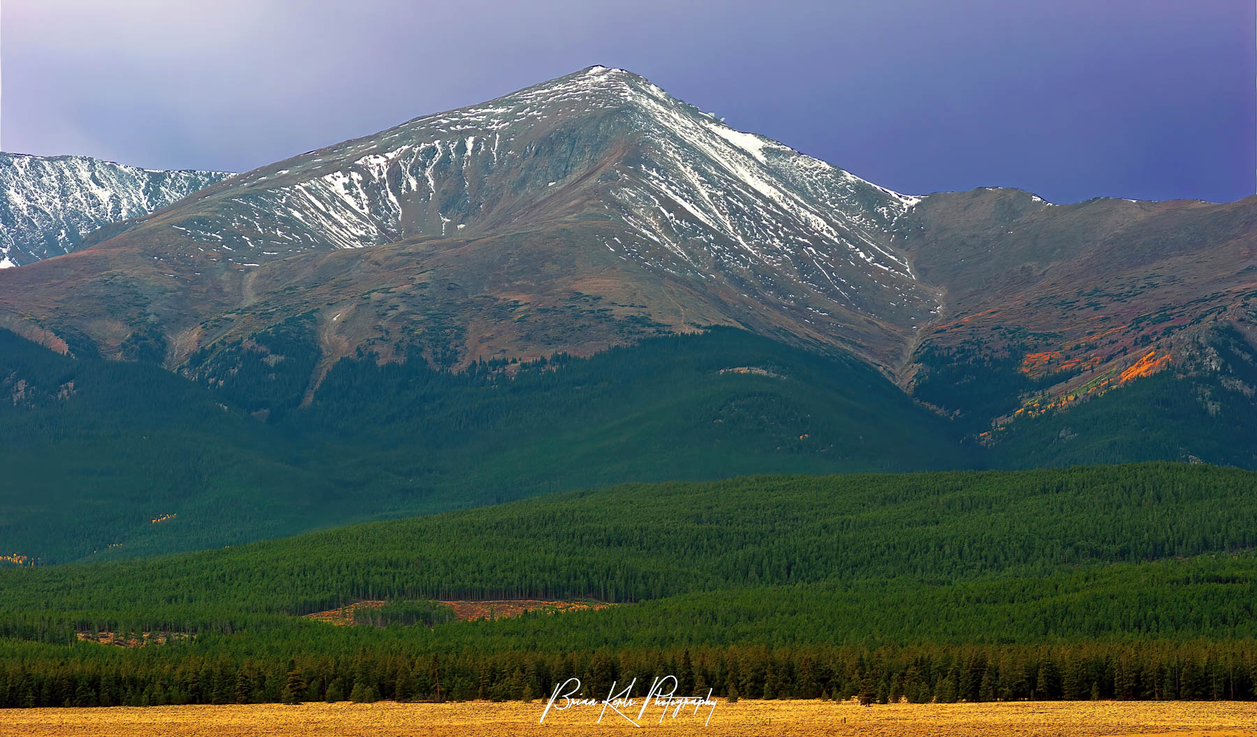 Mount Elbert, the highest peak in Colorado at 14,440'.